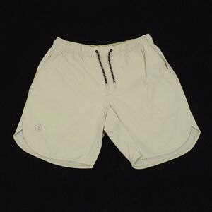 Legends Luka Training Shorts Mens Medium Khaki Beige Athletic Gym Brief Lined